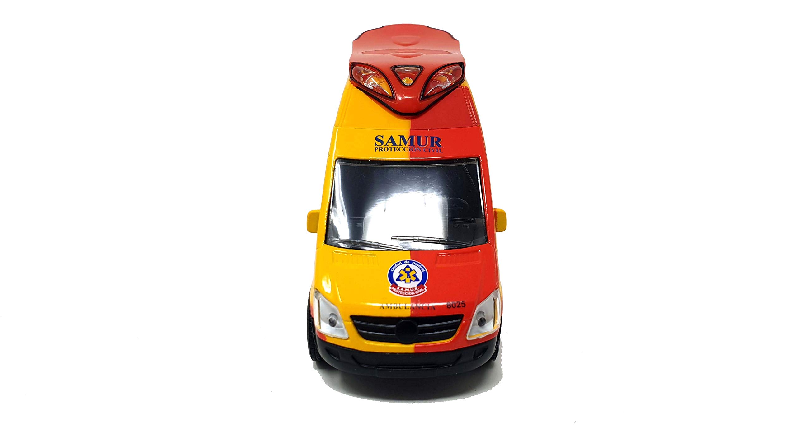 PLAYJOCS GT-8035 Ambulancia SAMUR Coche para niños y Juguetes.