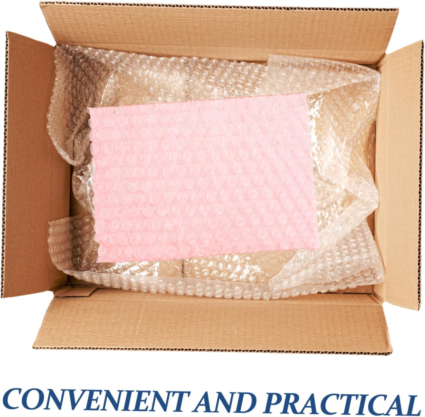 CHILDWEET 100pcs Bubble Pouches for Shipping Cushioning Mailers Red Anti-static Bubble Bags Padded Packaging for Fragile Items