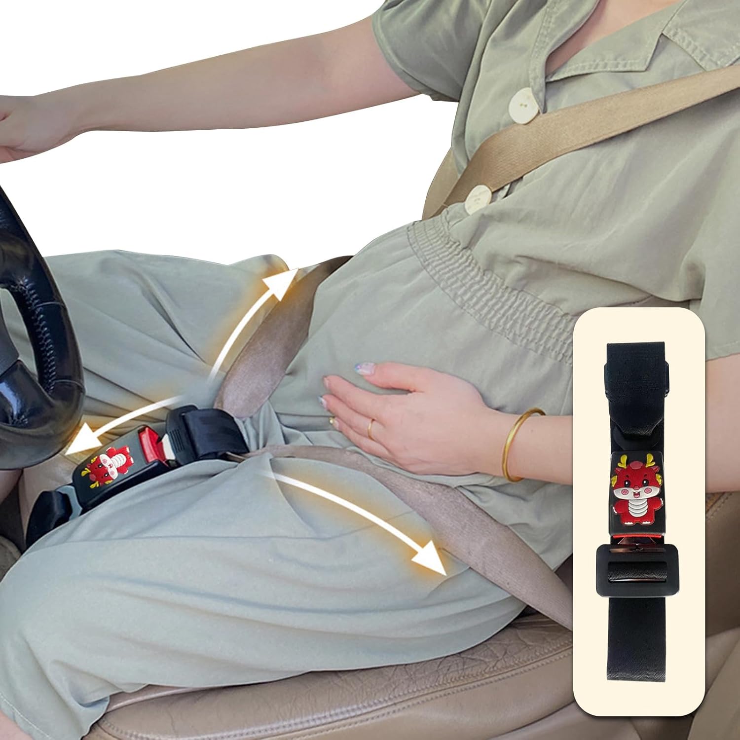 NLW Car Seat CushionBump Strap Adjuster for Protecting