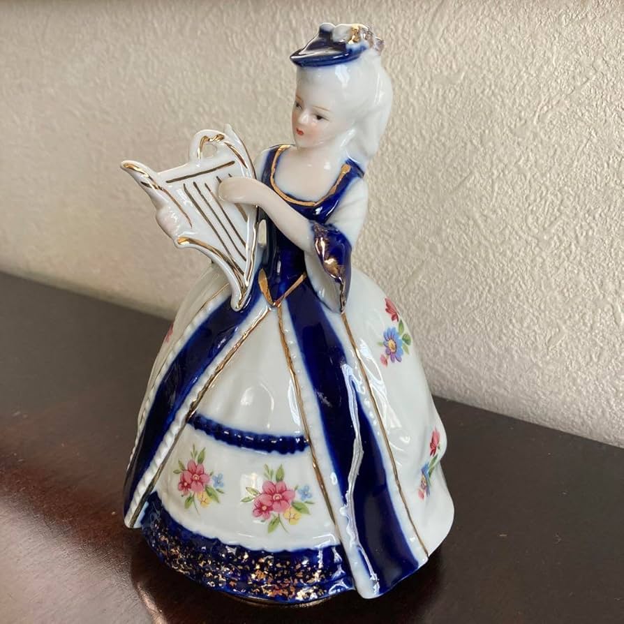 人形　waco　オルゴール　陶器　置物　インテリア　工芸品　美術品　A1397 人形 waco オルゴール 陶器 置物 インテリア 工芸品 美術品 A1397