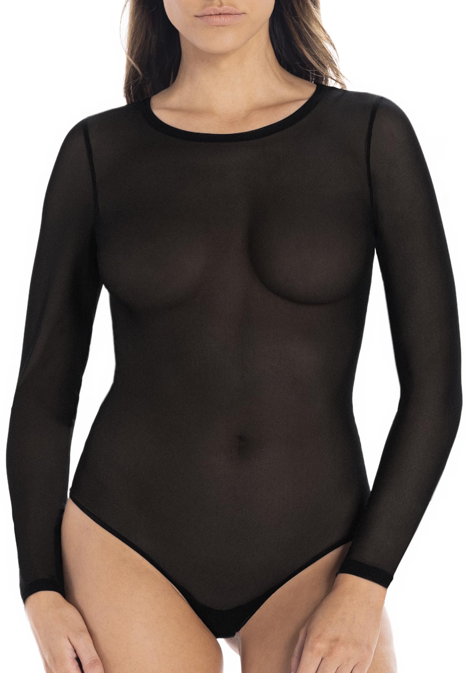 Body String Femme Résille - Lingerie Fine Bretelles, Basique élégant, Sous-vêtement Séduisant