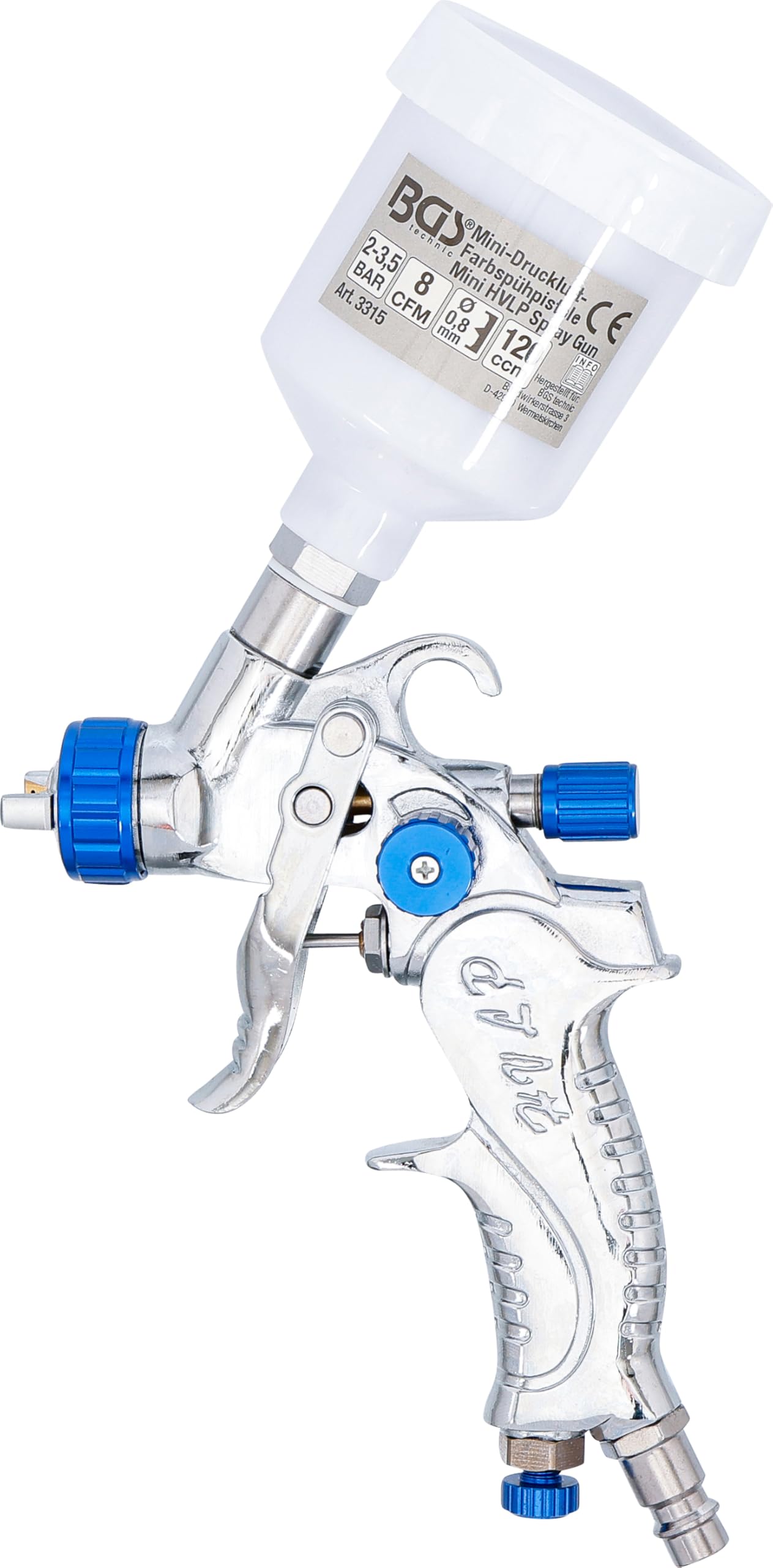 BGS 3315 | Mini pistola de pintura | 120 cm³