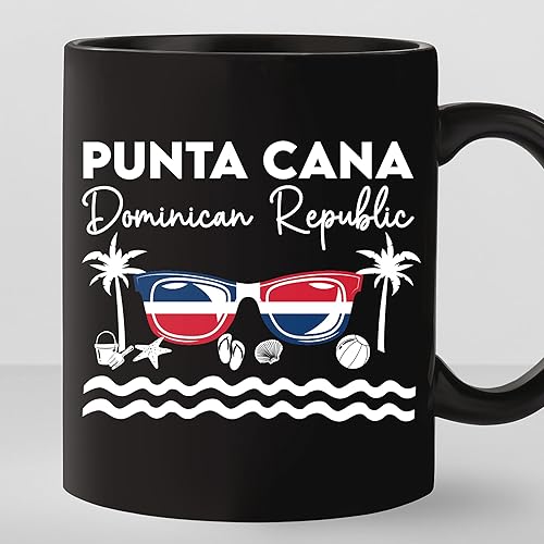 Miniatura 1 de -11Oz- Taza de café Punta Cana República Dominicana, Punta Cana República Dominicana, recuerdo de la República Dominicana, taza de cerámica
