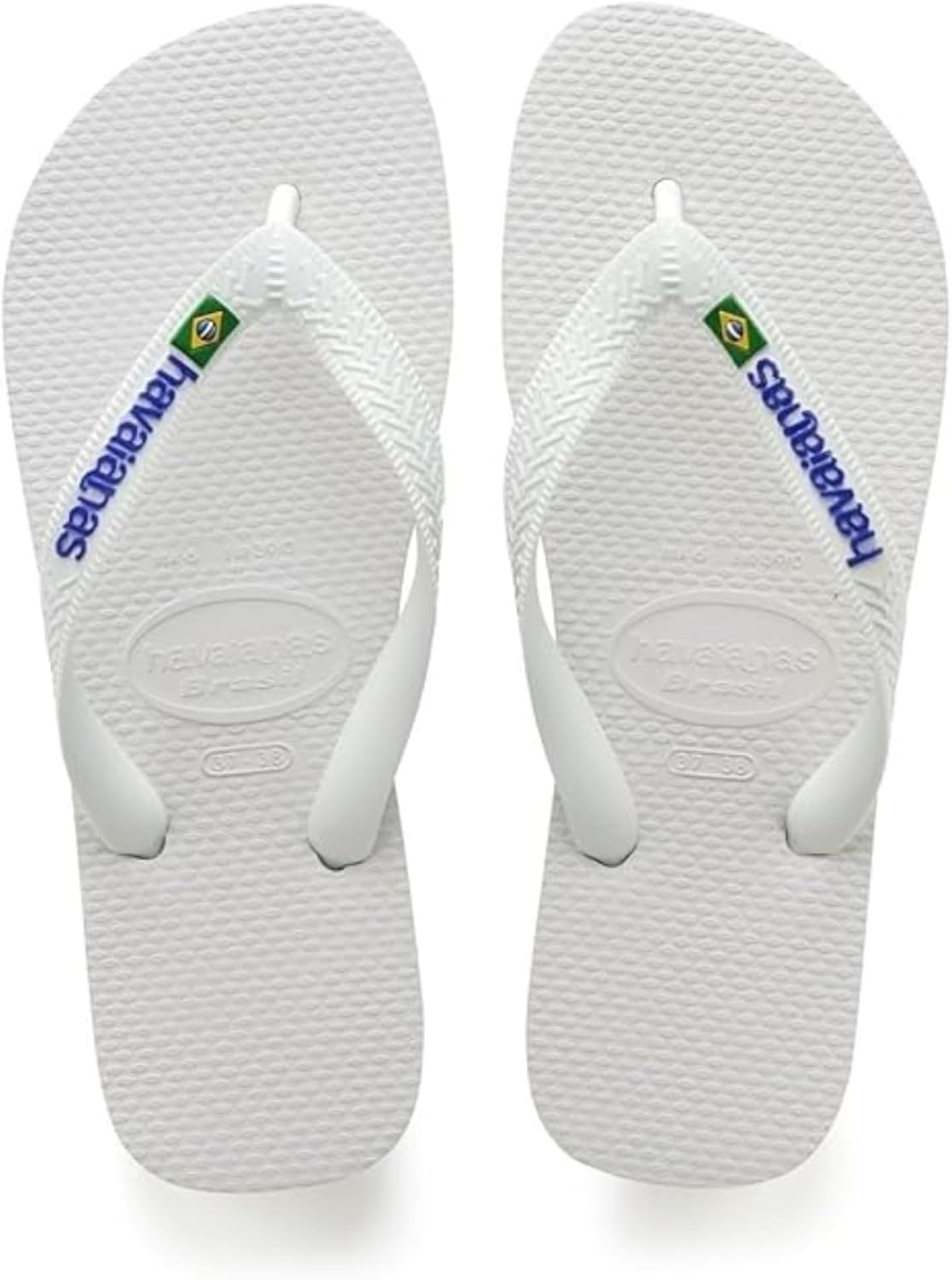 Havaianas – Brasil Logo, Iconic, Comfortable and Durable Flip-Flops, Straps with Brazilian Flag and Non-Slip Sole with Colourful Stripes, Adults Unisex Havaianas – Brasil Logo, Iconic, Comfortable and Durable Flip-Flops, Straps with Brazilian Flag and Non-Slip Sole with Colourful Stripes, Adults Unisex