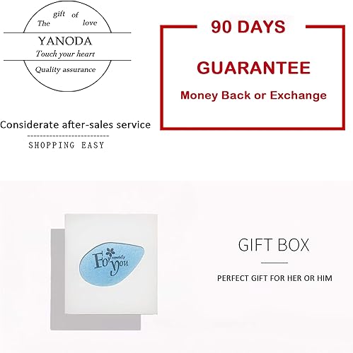 Miniatura 7 de YANODA - Tobillera con cadena Figaro y letras iniciales, chapada en oro de 14 quilates, hecha a mano, corazón en capas, regalos personalizados para