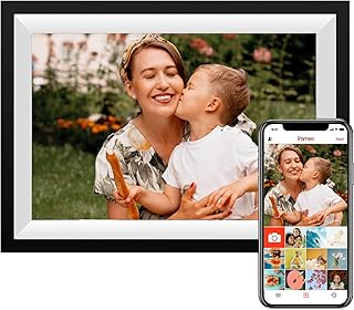 10.1 Inch WiFi Digital Picture Frame, 32GB Smart Photo Frame with WiFi, HD Display 1280x800 IPS Touch Screen, Share Photos/Video from Anywhere via Frameo APP