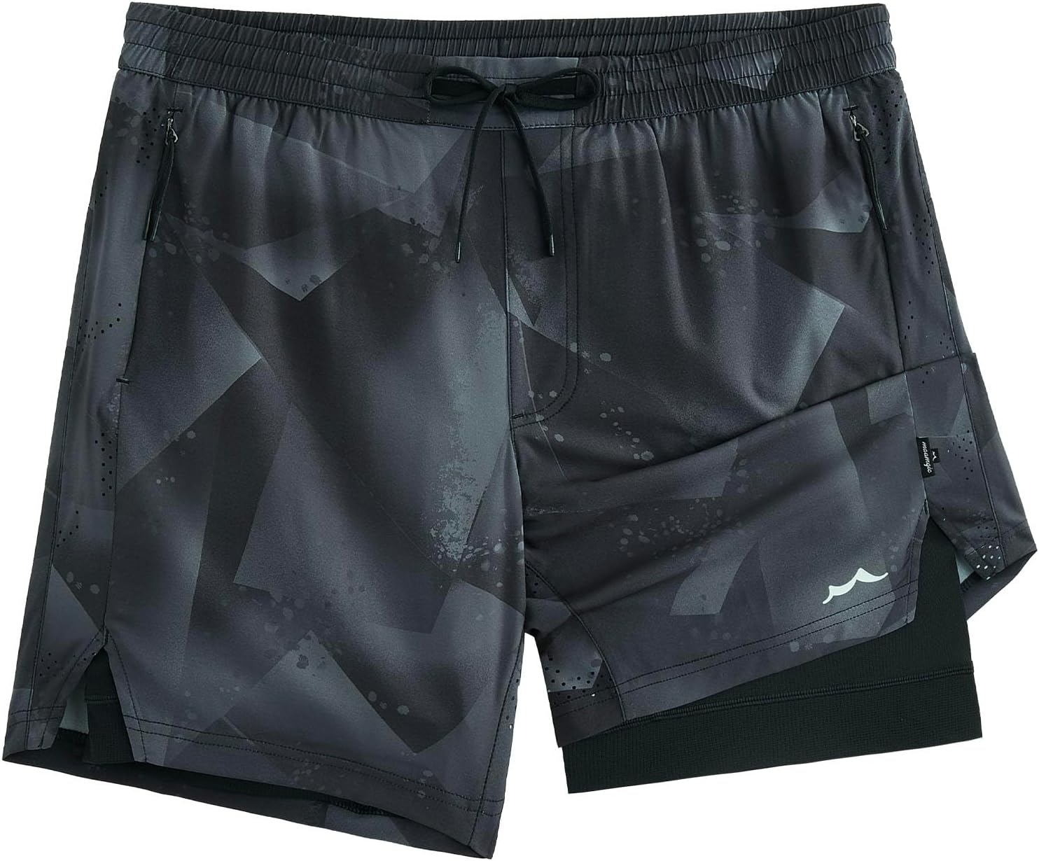 maamgic Men's Athletic Running Shorts with Liner Ultra Lightweight Workout Shorts 5"/ 7"