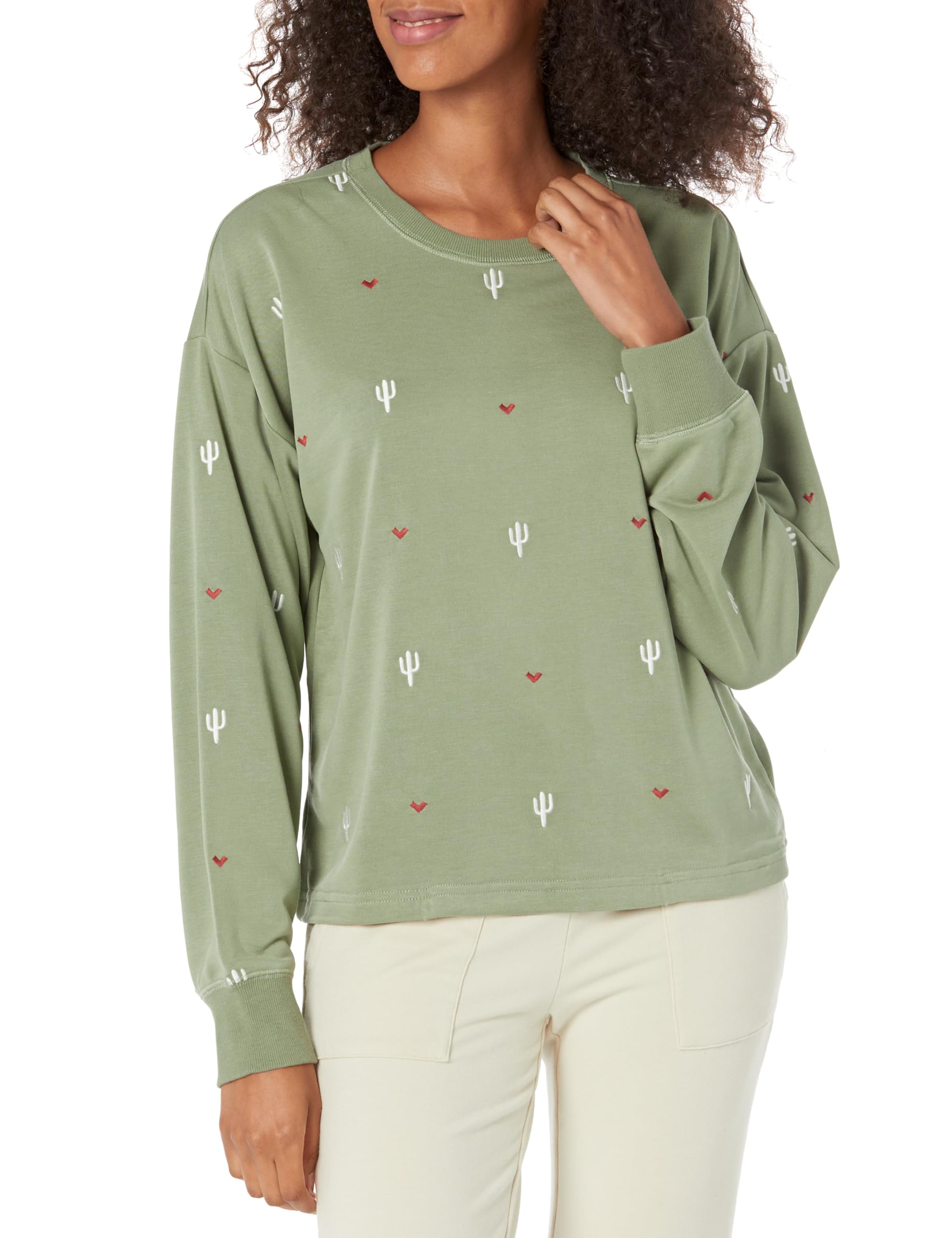 PJ Salvage Women's Loungewear Wild Lands Long Sleeve Top