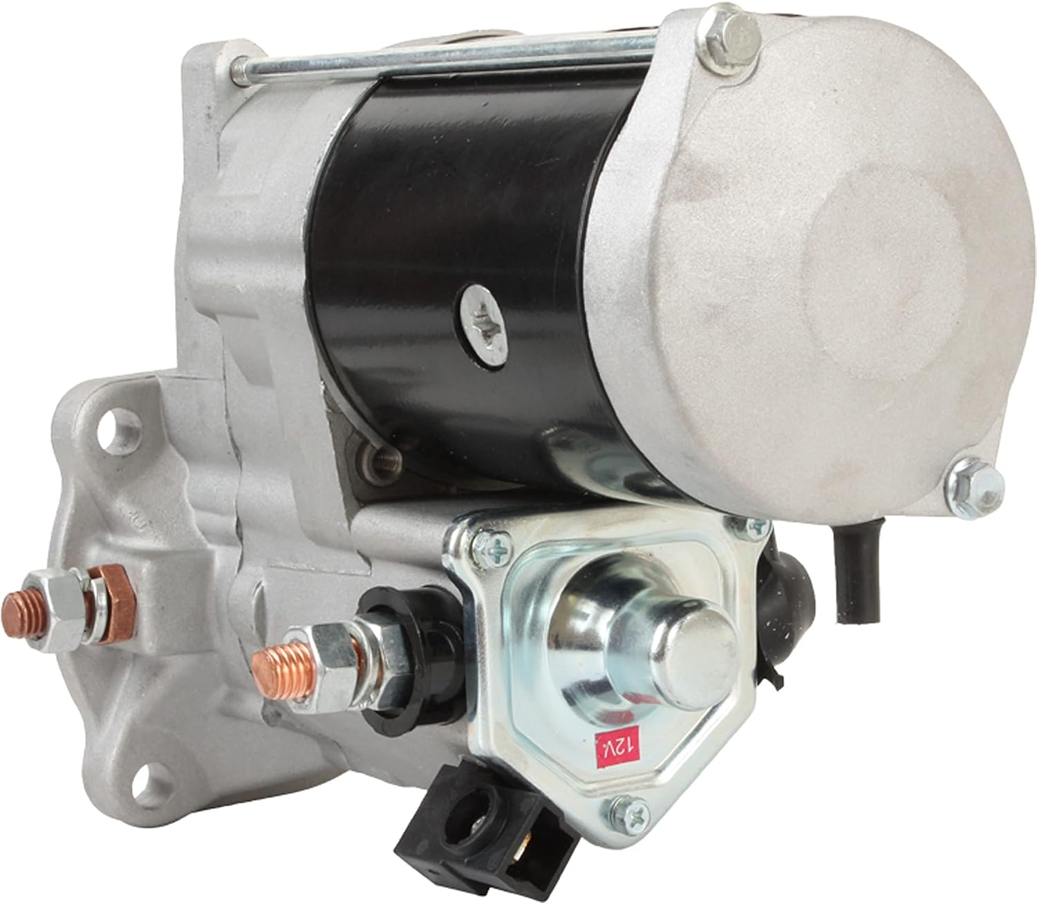 DB Electrical Starter 410-52343 Compatible with/Replacement for Denso 228000-3700, 228000-3701, 9722809-370 OD 1.575in / 40mm, Mtg. Ear Holes 11.3mm Unthreaded