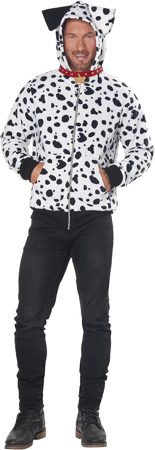 California Costumes Men's Dalmatian Hoodie Costume
