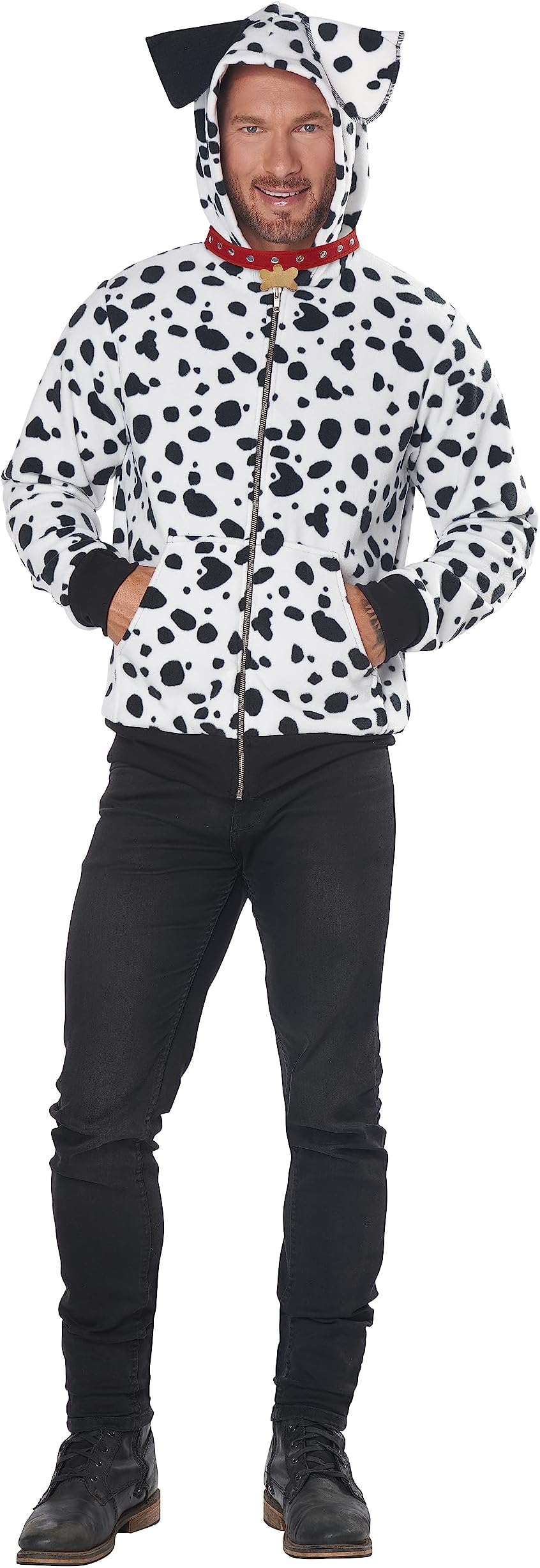 Men's Dalmatian Hoodie Costume