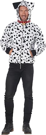 California Costumes Mens Dalmatian Hoodie Costume