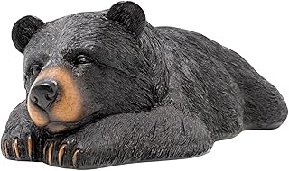 BestGiftEver Sleeping Black Bear Figurine