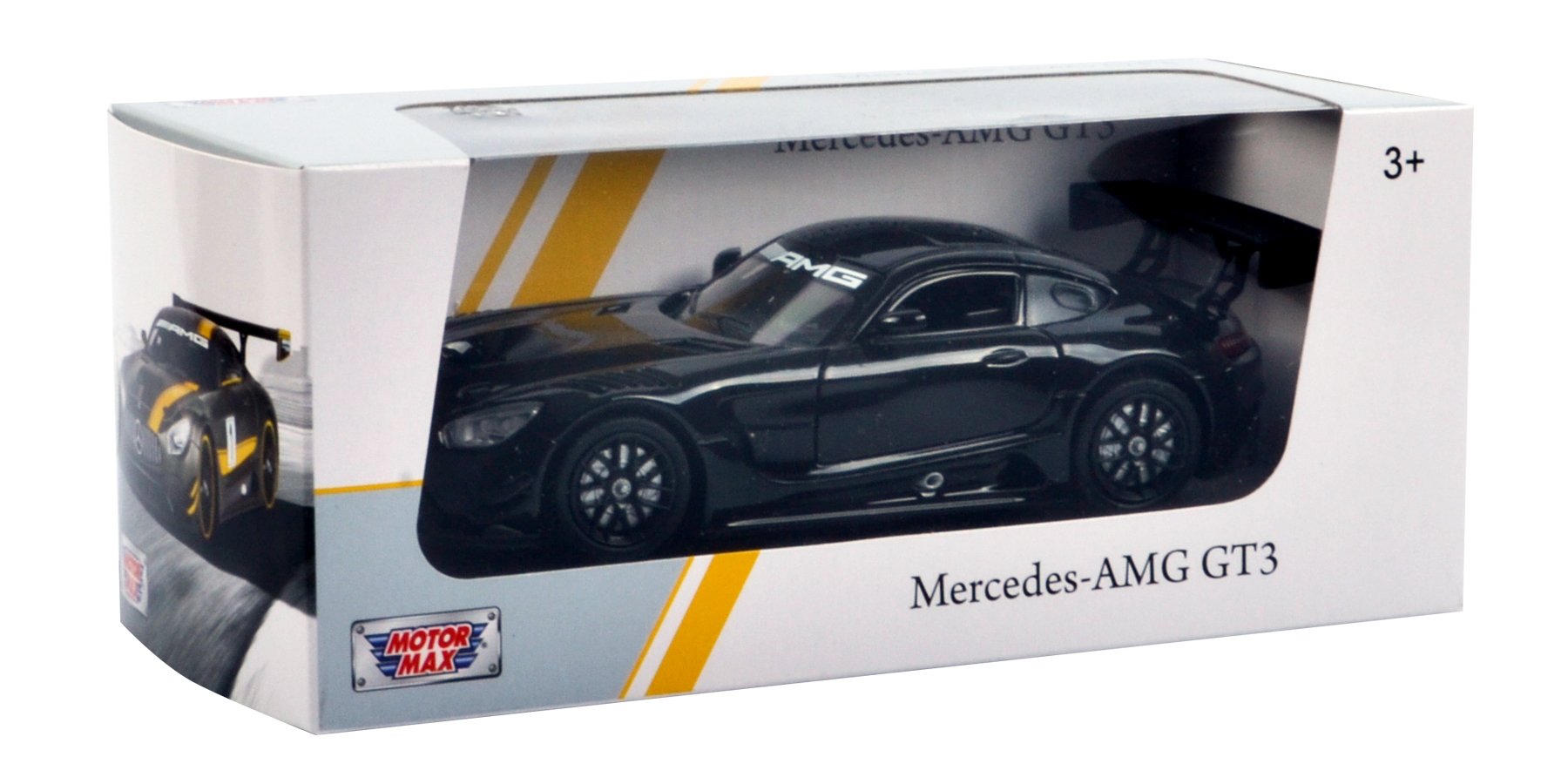 Amazon.com: TSCTBA AOLDHYY des AMG GT3 Black 1/24 Diecast