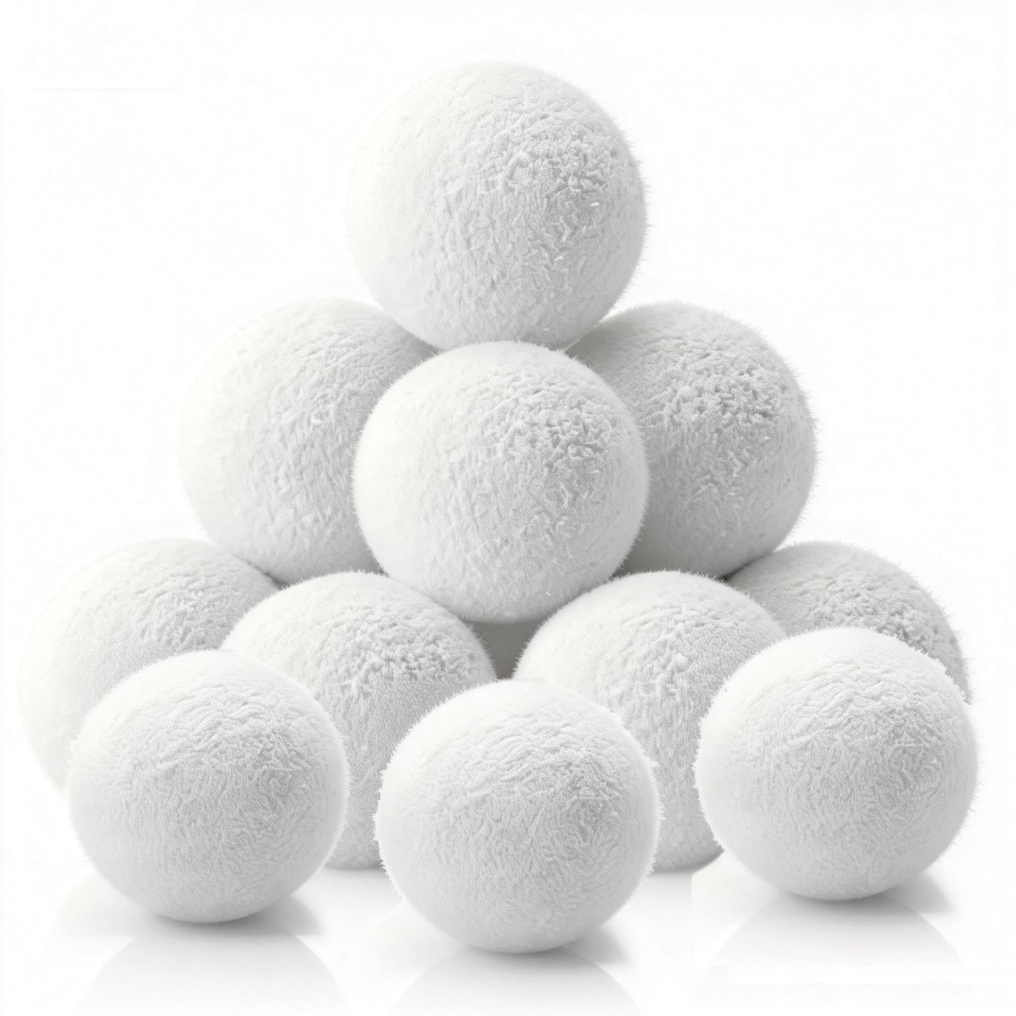 Bolas de Escoria para Spas, 7.5 cm Absorbente de Grasa Piscina, Esponja Absorbente de Aceite Reutilizables, Bolas Eliminadoras de Escoria para Piscinas, Spas, Bañera de Hidromasaje (12PCS)