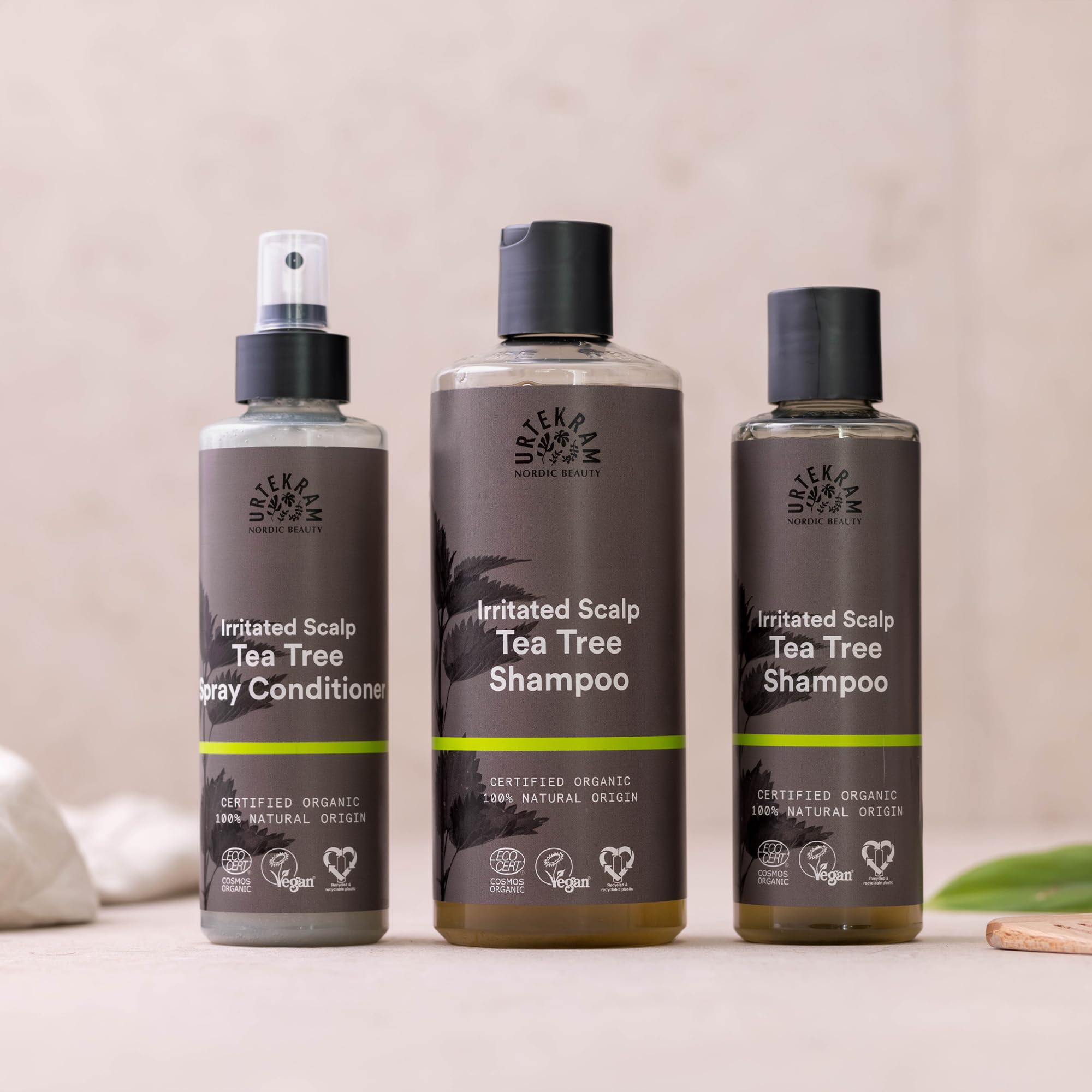 Urtekram Champú de Árbol de Té 500ml Cuidado Calmante Cuero Cabelludo Irritado