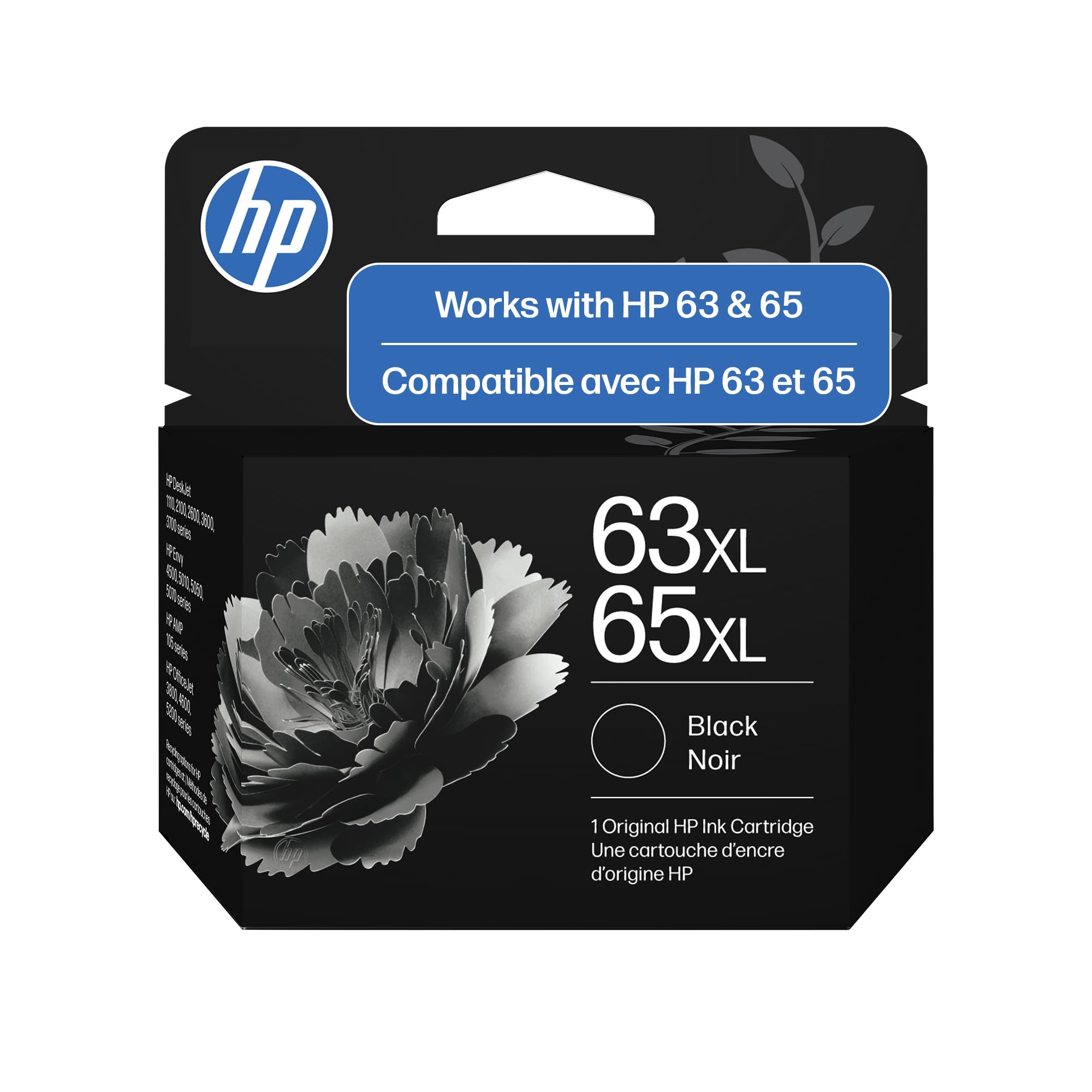 HP 63XL/65XL Black High-Yield Ink Cartridge
