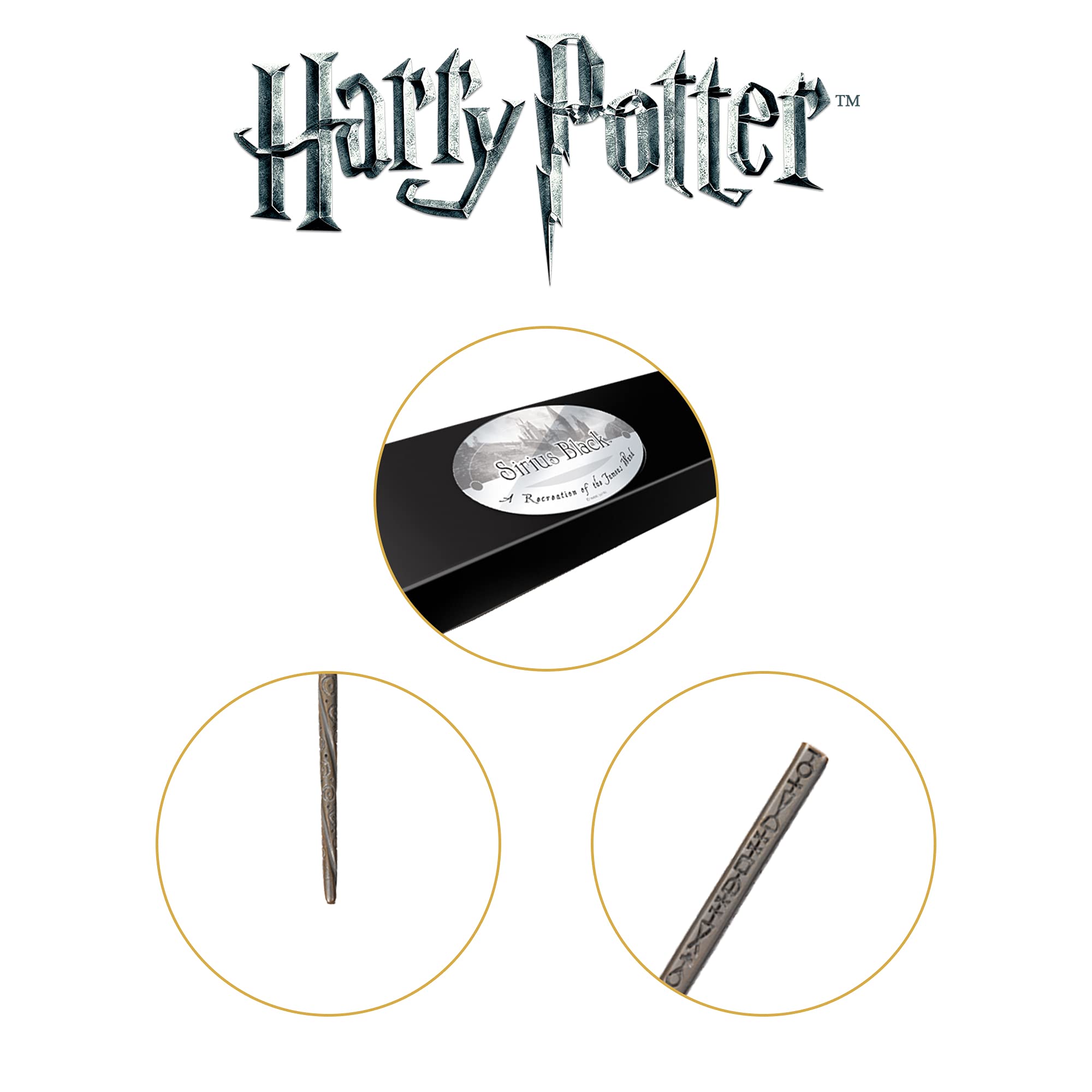The Noble Collection La Nobile Collezione Sirius Black Character Wand