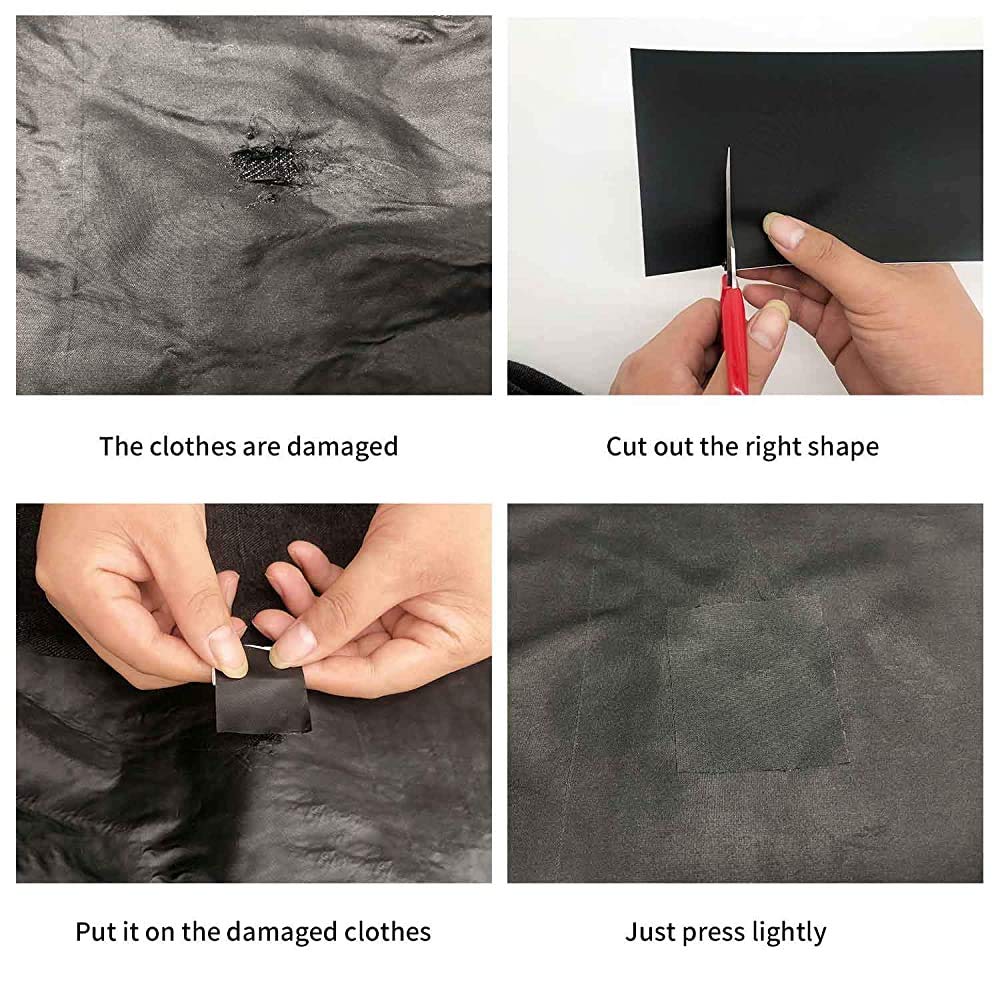 Rouleau Patch Réparation Nylon 7,6x200cm - Imperméable Pour Vêtements, Canapé Et Tentes