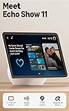 Amazon Echo Show 11 (newest model), Vibrant Full-HD 11' display with more viewing area and spatial audio, Designed for Alexa+, Glacier White 11-inch Glacier White Device only