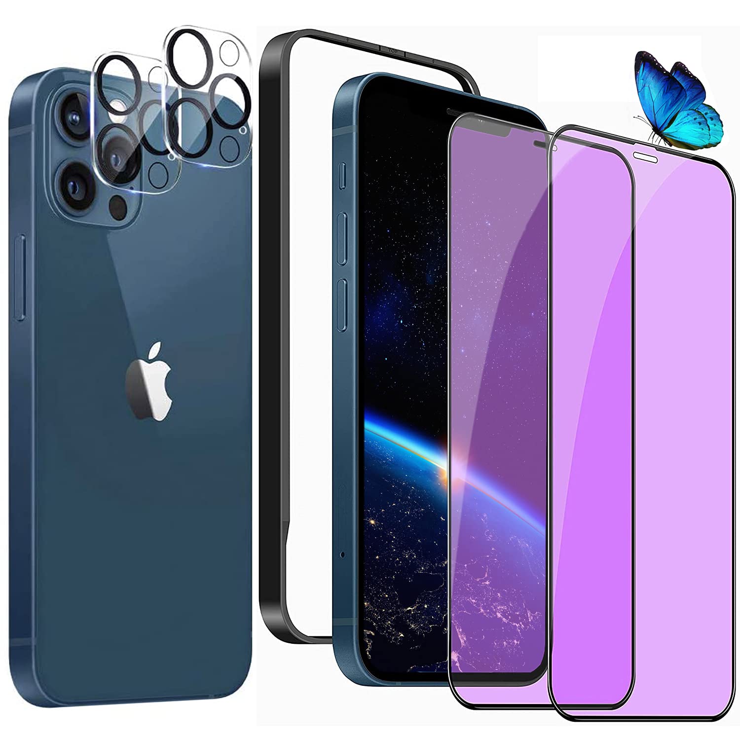 Amazon | 【4枚入りブルーライトカット】iPhone12 pro Max