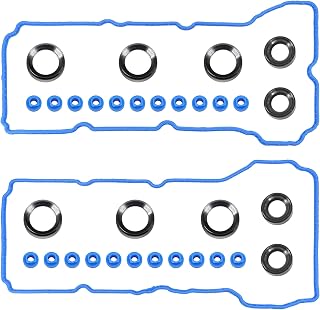 Sorello Engine Valve Cover Gasket Set Compatible with Ford Edge Explorer F-150 Flex Mustang Taurus Transit-150 Transit-250 Transit-350 Lincoln MKS MKT MKX MKZ 3.5L 3.7L V6 - Replace VS50814R VS50722