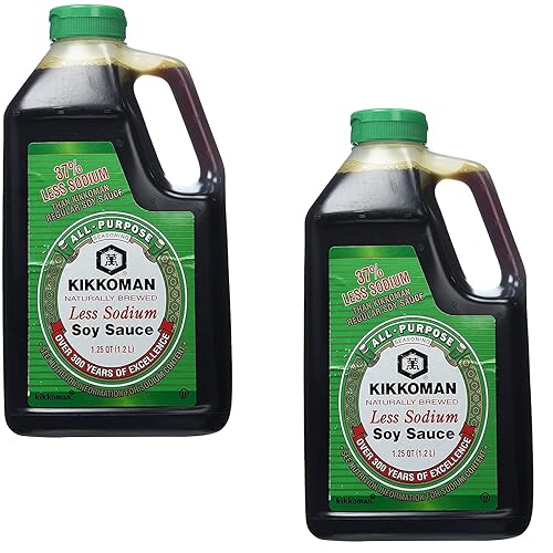Kikkoman Tradicionalmente elaborado con menos sodio condimento multiusos Salsa de soja a granel Restaurante Tamaño de servicio de alimentos Jarra