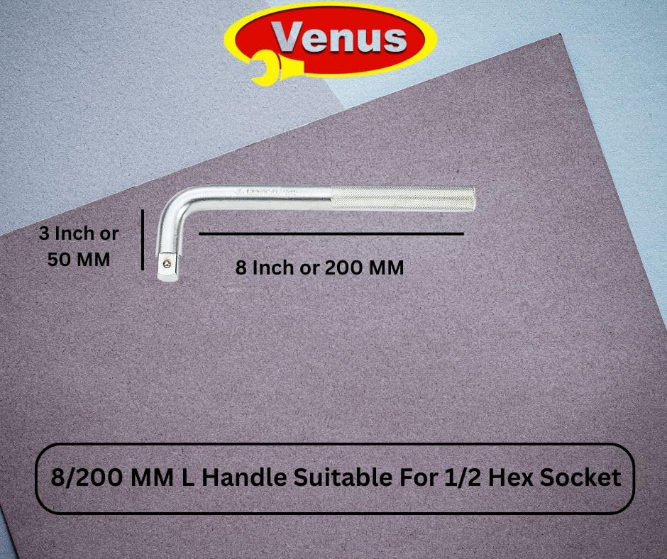VENUS L Handle for Socket l Suitable for 1/2 and 3/4 Hex/Bi Hex