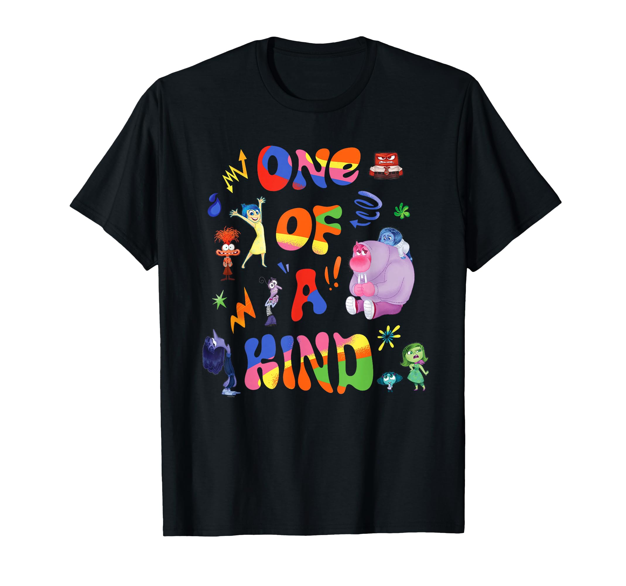 Disney and Pixar’s Inside Out 2 Emotions One of a Kind T-Shirt