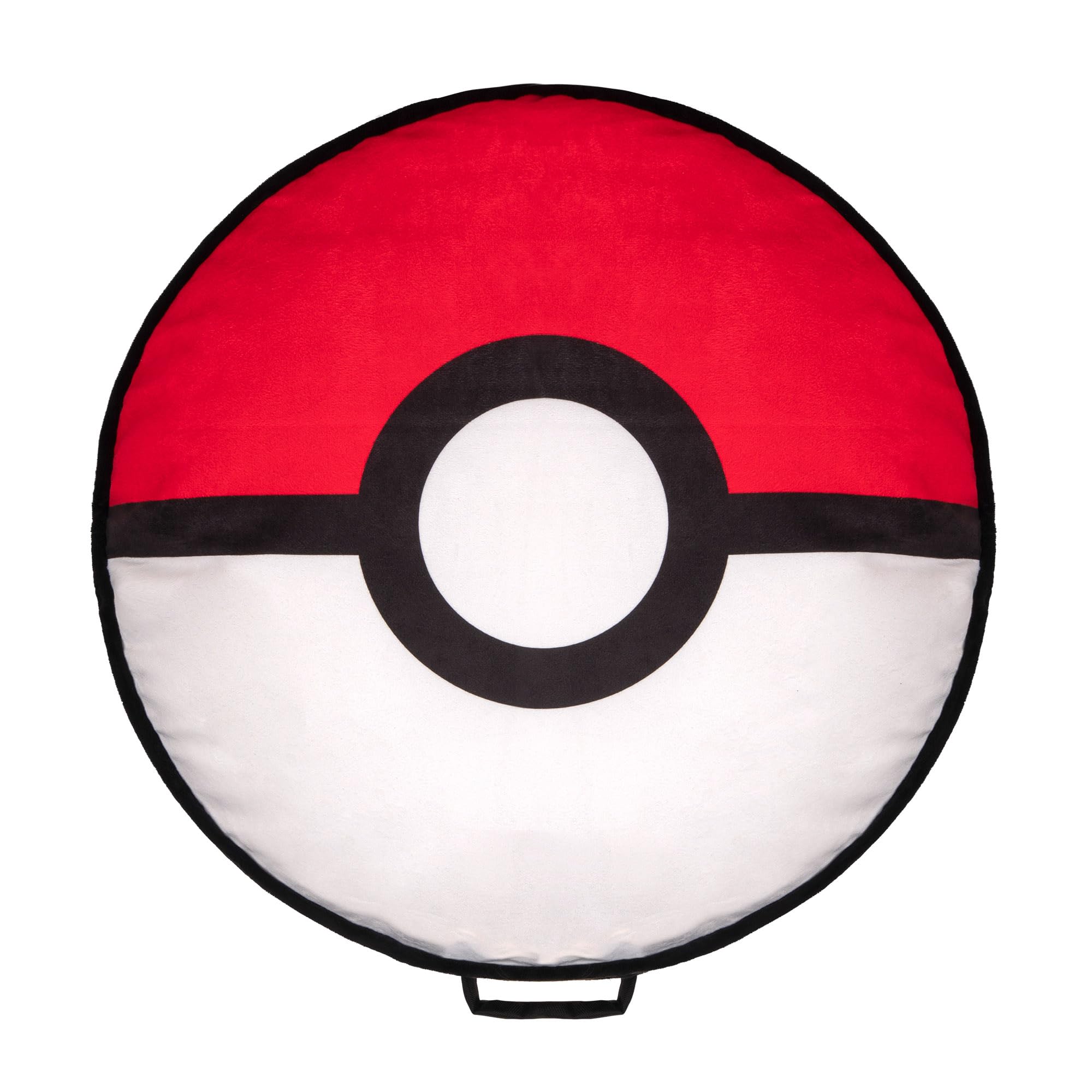 Pokémon Pokéball Tierkissen JPT0750-76 cm großes Tierbett mit abnehmbarem, maschinenwaschbarem Bezug und strukturierter Unterseite (Größe L)