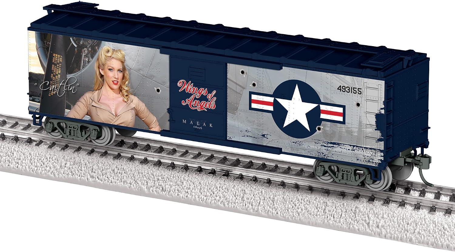 Lionel Wings of Angels Caitlin HO Gauge Model Train Boxcar