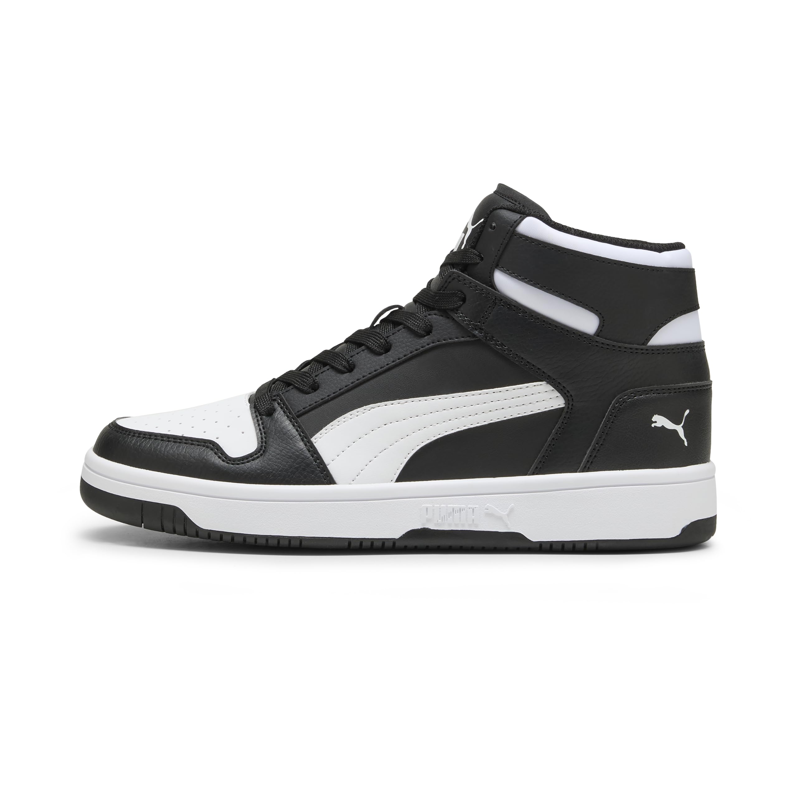 PUMA Unisex Rebound Layup Sneaker, Black/White, 9 UK