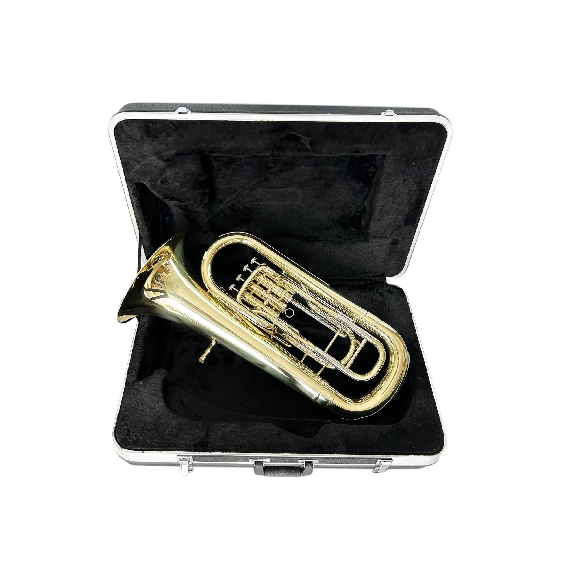 Euphonium Instrumenty Złote 4 Pionowe Tłoki Eufonium