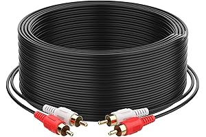 rca cable 10ft 2RCA Male to 2RCA Male Audio Stereo