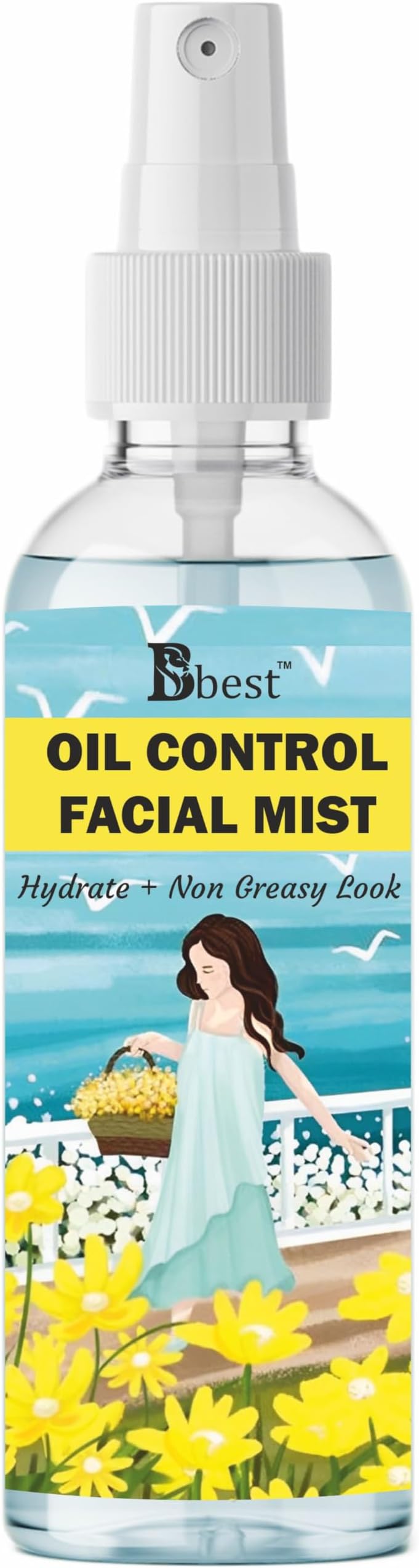 BBest Oil control Face Mist & Toner 200 ml | Toner for glowing skin | Alcohol-Free Mist & toner for open pores Tightening | Women & Men