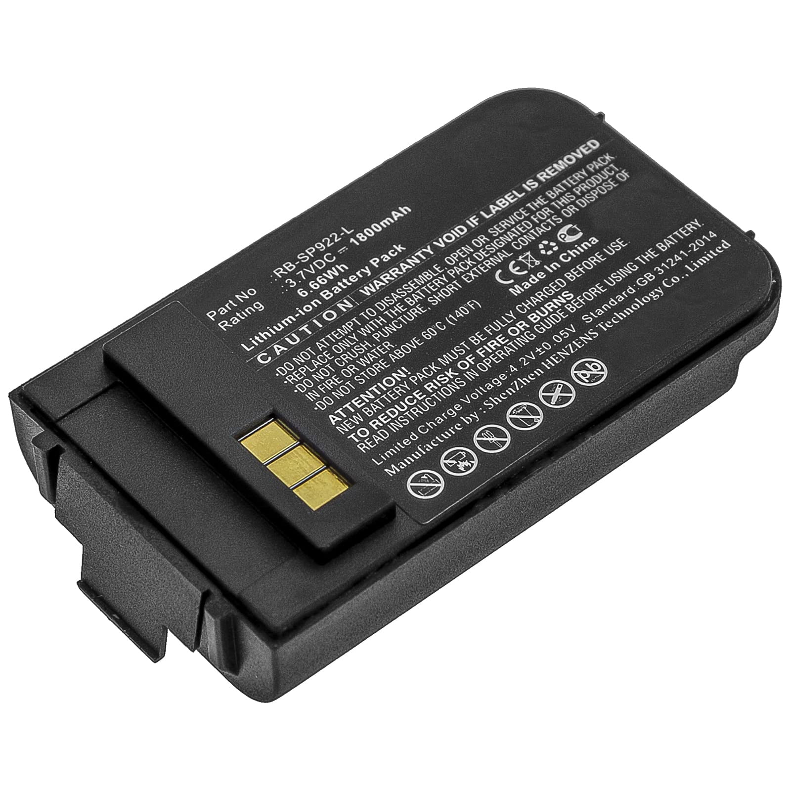 Coast Rechargeable Battery Synergy Digital Cordless Phone Battery, Compatible With Uniden BT-905... 6v Lithium Battery