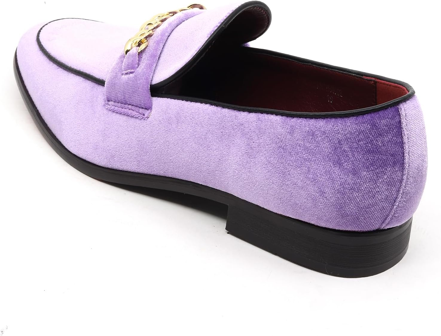 Men's Vintage Velvet Designer Classic Dress Tuxedo Smoking Slipper Loafer Slip On Shoes Arthur-02