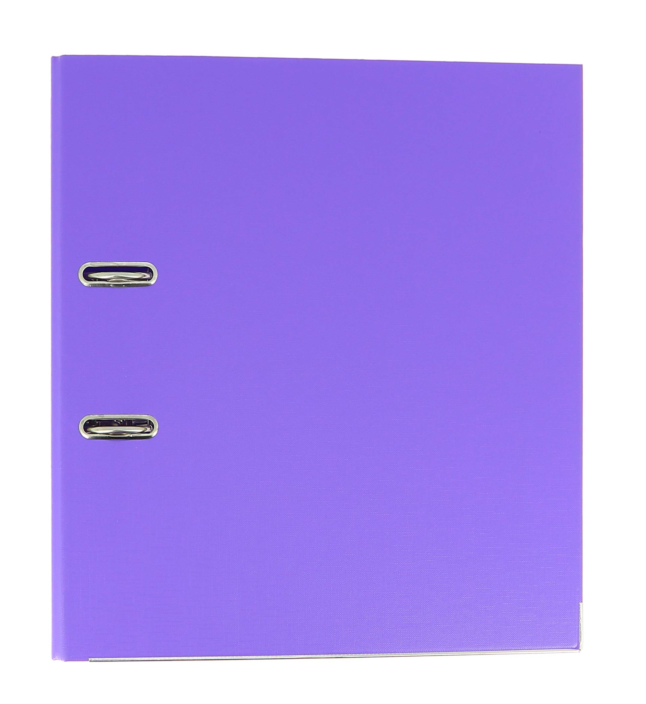 Oxford Lot de 10 Classeurs à Levier Smart Pro+ A4XL Dos 80mm 2 Anneaux Couverture Polypro Rembordée Violet