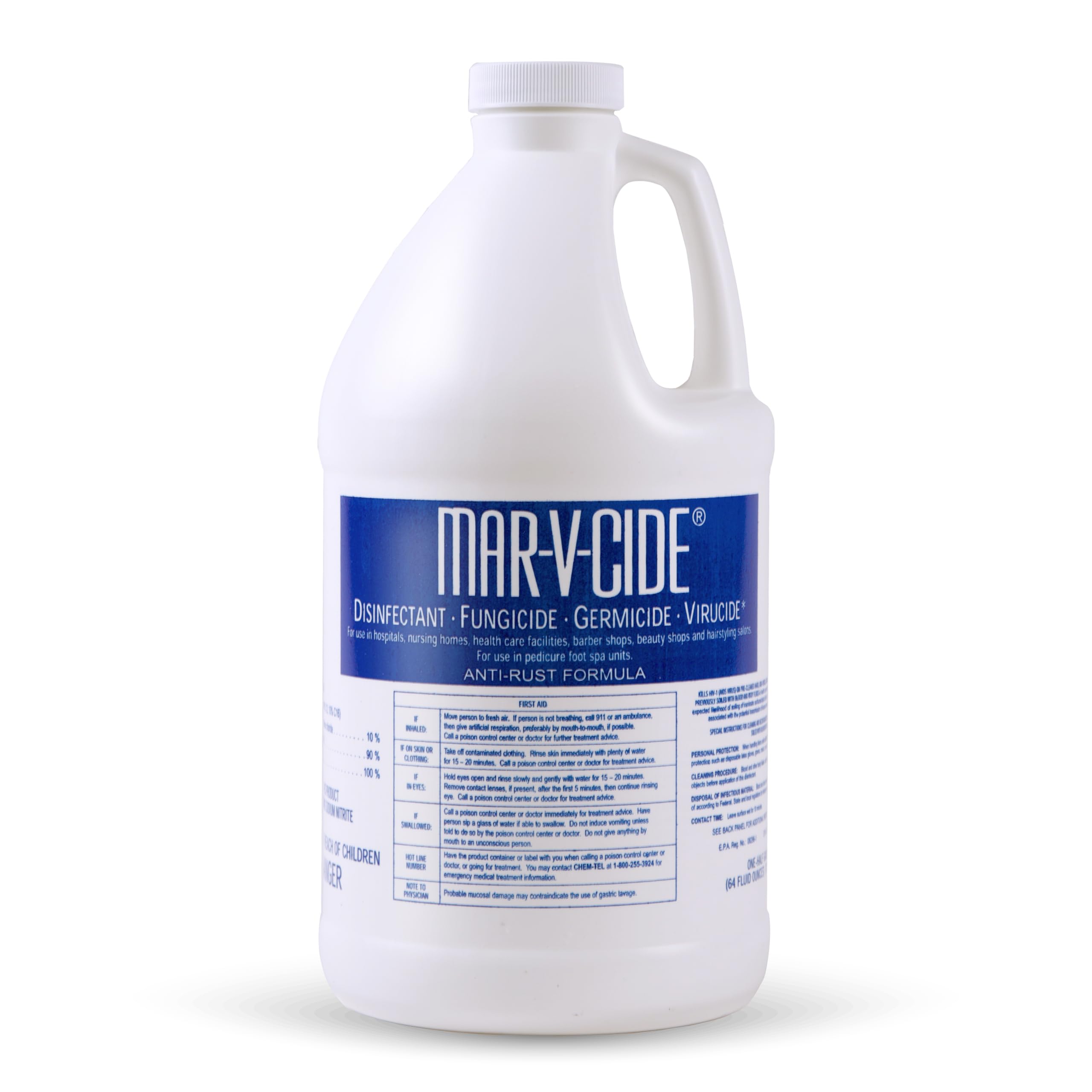Sponsored Ad - William Marvy Disinfectant Fungicide – 64 fl oz | Hospital-Grade Surface Cleaner, Kills Germs, Bacteria, Viruses, Mildew & Fungi – Concentrated Formula for Salons, Barbers, Gyms & Homes