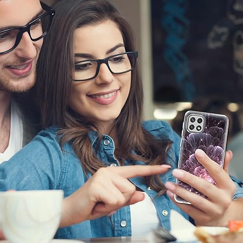 Miniatura 7 de Funda para Samsung Galaxy A22 5G y Boost Celero 5G, Galaxy A22Boost Celero5G, cubierta transparente, doble capa de goma suave a prueba de golpes +