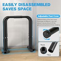 RELIFE Rebuild Your Life Dip Station Párhuzamos Rudak Edzőpad Otthoni Edzéshez - black 4