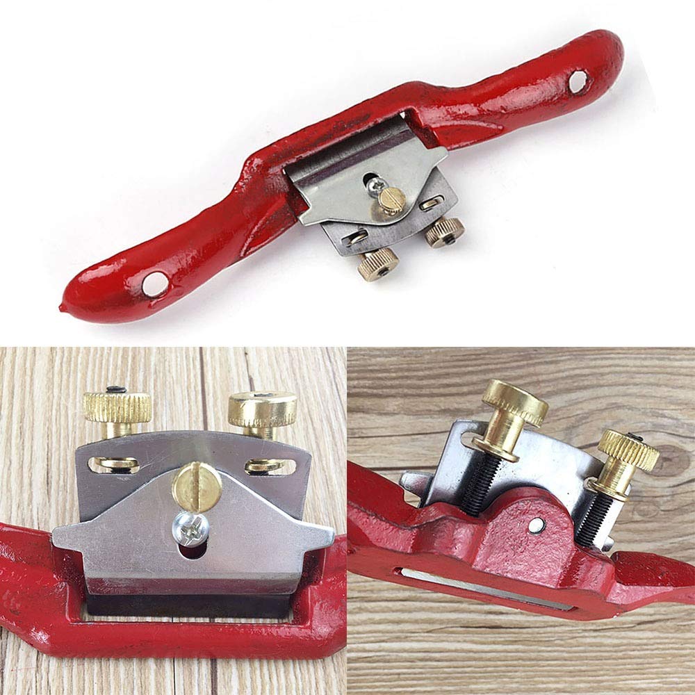1pc Rojo Mini Cepillo Manual de Acero DIY carpintería Cortador Plano para carpinteros Herramientas