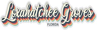 Loxahatchee Groves Florida Souvenir 2-Inch Vinyl Decal Sticker 3D Design 2-Inch|Sticker