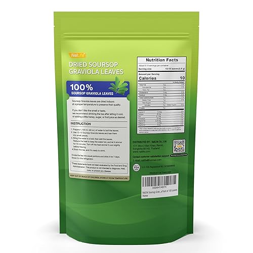 Miniatura 2 de NalLife Hojas de guanábana para té 100 hojas