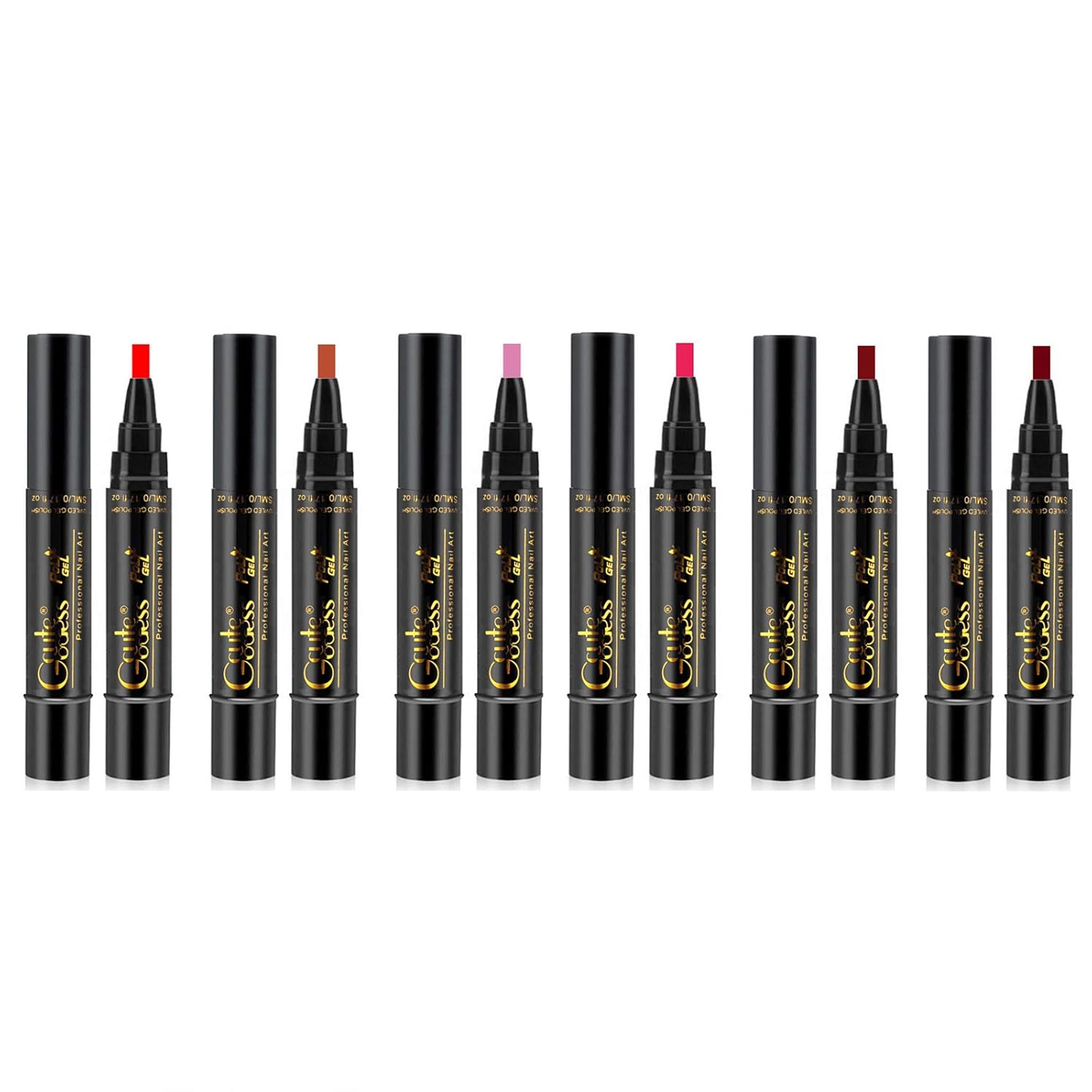 Buy Gel Nail Polish Pen 6pcs One Step Nail Gel Pen 3 in 1 Soak Off UV LED Lamp Available Nail