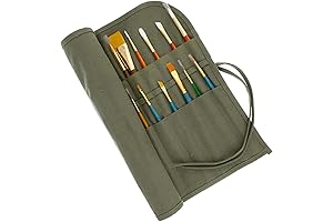 U.S. Art Supply Paint Tube Holder Deluxe Canvas Art Paint Brush Holder...