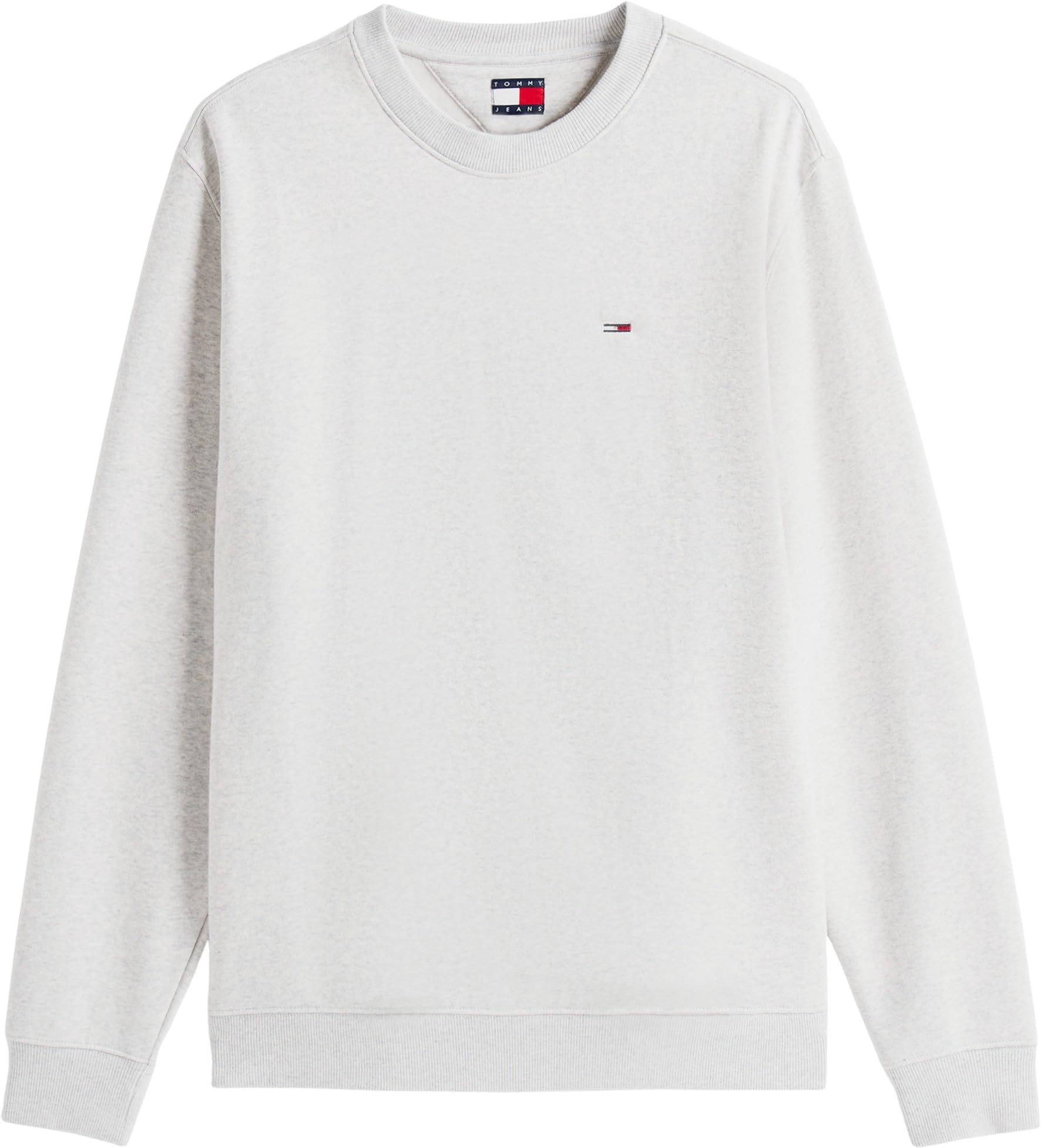 Tommy Jeans Sweat Homme Regular Fit Flag Fleece Col Ras-du-Cou