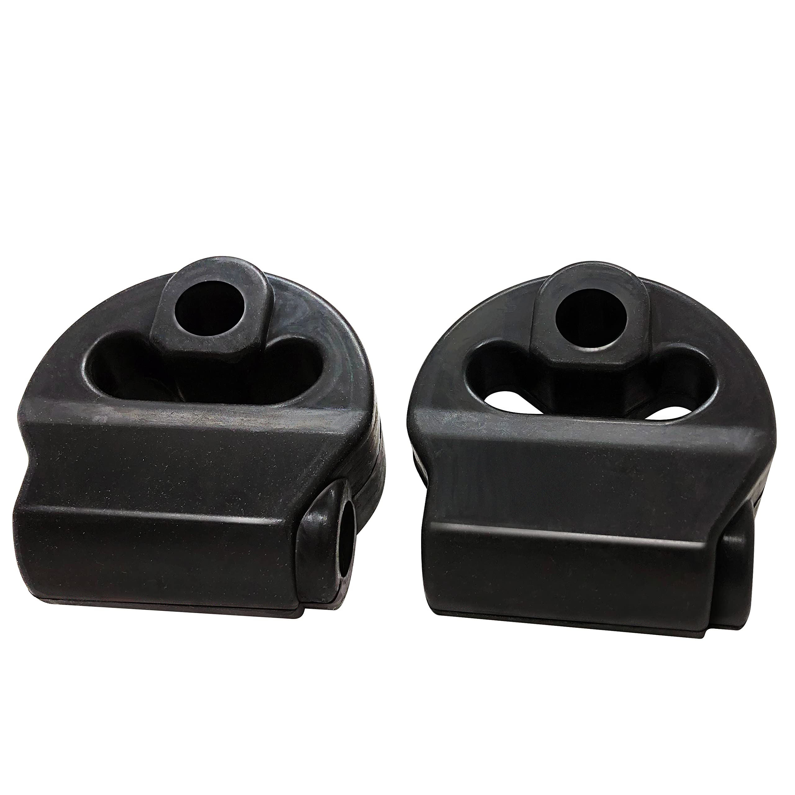 Exhaust Hanger Insulators Auto Parts Bushing Muffler Reduce Vibration Mount Bracket 12mm ID 2 Holes Vehicle's Hangers, Pack of 2