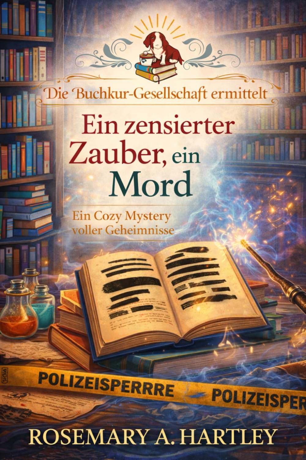 Ein zensierter Zauber, ein Mord: Ein Cozy Mystery voller Geheimnisse (Die Buchkur-Gesellschaft ermittelt)