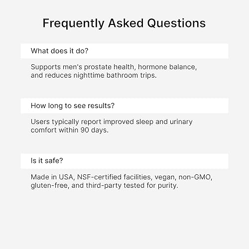 Miniatura 9 de Ben's Advanced Prostate Supplements for Men with beta-sitosterol  Salud de la próstata y alivio de la próstata  Los mejores suplementos para la